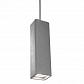 Подвесной светильник Ideal Lux Oak SP1 Square Cemento 150673 - фото №1