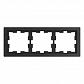 Рамка 3-постовая Schneider Electric Merten D-Life MTN4030-6547 - фото №1