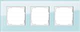 Рамка 3-постовая Gira Esprit салатовое стекло 021318