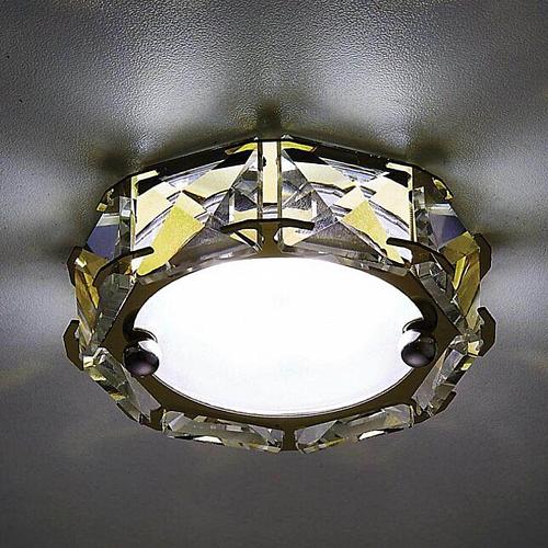 Встраиваемый светодиодный светильник Ambrella light Led S40 G/W 4W 4200K Led