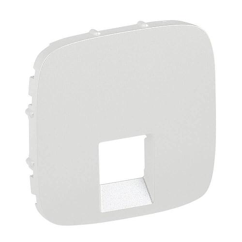 Лицевая панель Legrand Valena Allure розетки телефонной RJ-11/Ethernet RJ-45 жемчуг 755419