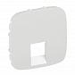 Лицевая панель Legrand Valena Allure розетки телефонной RJ-11/Ethernet RJ-45 жемчуг 755419 - фото №1