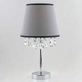 Настольная лампа Eurosvet 01036/1 хром/прозрачный хрусталь Strotskis