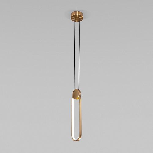 Подвесной светодиодный светильник Eurosvet Style 50218/1 LED бронза