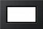 Рамка 2-модульная Gira Esprit черный 1002126 - фото №1