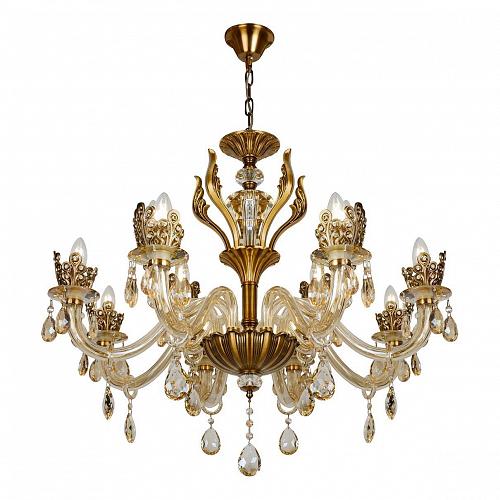 Подвесная люстра iLamp Asia 61078-8+4 BR