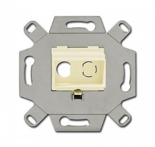 Суппорт для RCA-разъёмов ABB BJE слоновая кость 2CKA000230A0444