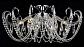 Потолочная люстра Crystal Lux Imperia PL6 Chrome/Transparente - фото №2