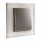 Рамка 1-постовая Mono Electric Style Glass белое стекло 107-710000-160 - фото №1