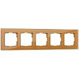 Рамка Werkel Favorit на 5 постов бронзовый WL01-Frame-05 4690389098680