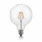 Лампа светодиодная филаментная Ideal Lux E27 8W 3000K шар прозрачная 101347 - фото №1