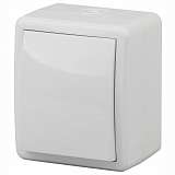Выключатель одноклавишный ЭРА Эксперт 10AX 250V IP54 11-1401-01 Б0020669