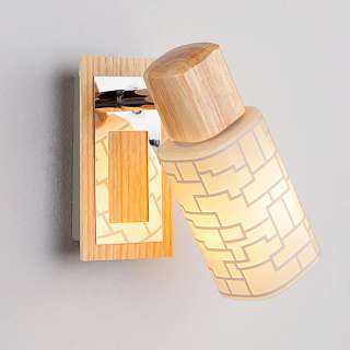 Споты с одним плафоном в стиле кантри