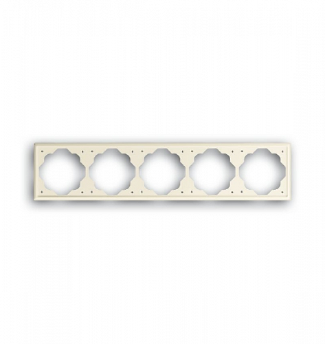 Рамка 5-постовая ABB Impuls слоновая кость 2CKA001754A4316