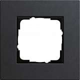 Рамка 1-постовая Gira Esprit Lenoleum-Multiplex антрацит 0211226