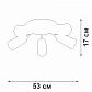 Потолочная люстра Vitaluce V3762-1/5PL - фото №3