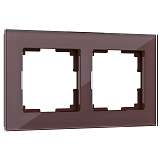 Рамка на 2 поста Werkel Favorit мокко W0021118 4690389159718