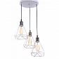 Подвесная люстра Lumina Deco Cobi LDP 11609-3 WT - фото №1