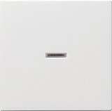 Лицевая панель Gira System 55 выключателя одноклавишного с подсветкой чисто-белый шелковисто-матовый 029027