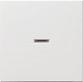 Лицевая панель Gira System 55 выключателя одноклавишного с подсветкой чисто-белый шелковисто-матовый 029027 - фото №1
