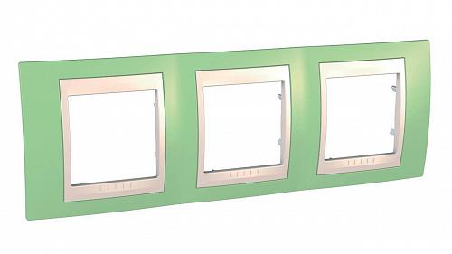 Рамка 3-постовая Schneider Electric Unica Хамелеон MGU6.006.563