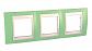 Рамка 3-постовая Schneider Electric Unica Хамелеон MGU6.006.563 - фото №1