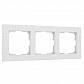 Рамка Werkel Hammer на 3 поста белый W0032401 4690389163425 - фото №1