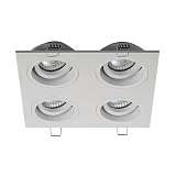 Встраиваемый светильник Zumaline Chuck dl4 square 20069-WH