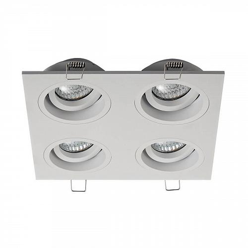 Встраиваемый светильник Zumaline Chuck dl4 square 20069-WH