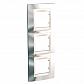 Рамка 3-постовая Schneider Electric Unica MGU66.006V.510 - фото №1