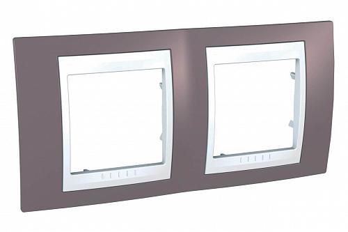 Рамка 2-постовая Schneider Electric Unica Хамелеон MGU6.004.876