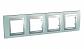 Рамка 4-постовая вертикальная Schneider Electric Unica Top MGU66.008.094 - фото №1