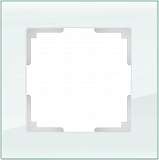 Рамка Werkel Favorit на 1 пост натуральное стекло WL01-Frame-01 4690389060168