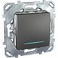 Выключатель одноклавишный с подсветкой Schneider Electric Unica MGU5.201.12NZD - фото №1