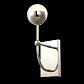 Бра Crystal Lux Truena AP1 Nickel - фото №2