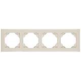 Рамка 4-постовая Efapel Logus 90 Base бежевый 90940 TMF