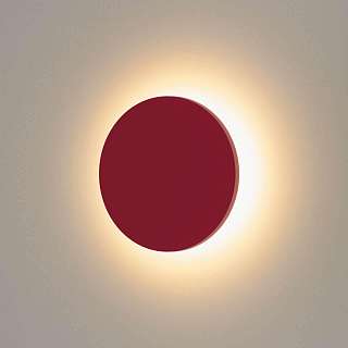 Уличные настенные светильники красного цвета