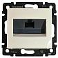 Розетка компьютерная RJ45 Legrand Valena 6 кат UTP с захватами слоновая кость 774146 - фото №1