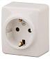Розетка ЭРА Эксперт 2P E Schuko 16A 250V 11-2203-02 Б0020686 - фото №1