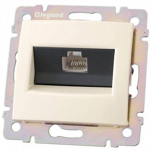 Розетка компьютерная RJ45 Legrand Valena ISDN слоновая кость 774341