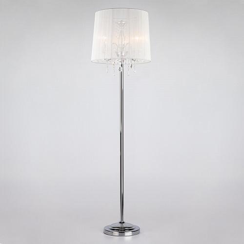 Торшер Eurosvet 2045/3F хром/белый