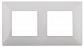 Рамка 2-постовая ЭРА Elegance 14-5002-01 Б0034387 - фото №1