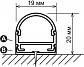 Потолочный алюминиевый профиль Elektrostandard для LED ленты oval LL-2-ALP005 4690389104428 - фото №2