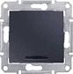 Переключатель одноклавишный с синей подсветкой Schneider Electric Sedna 10A 250V SDN1500170 - фото №1
