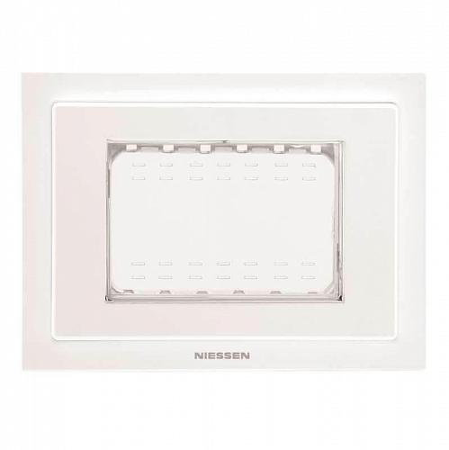 Рамка монтажная ITA 3-модульная ABB Zenit IP55 белый 2CLA337300N1101