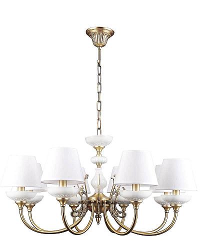 Подвесная люстра Lumien Hall Лива 1025/8H-AB-WT