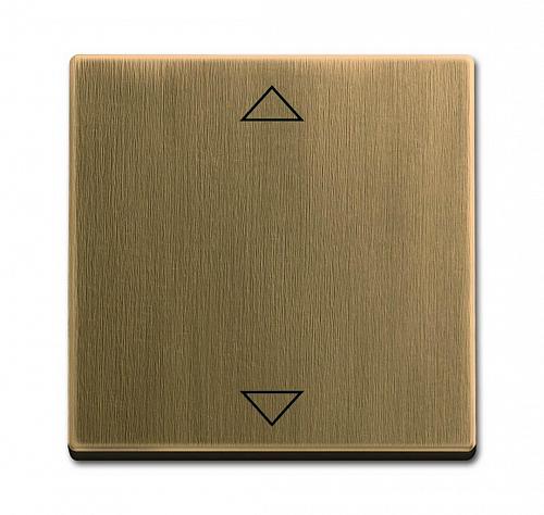 Лицевая панель ABB Dynasty выключателя электронного Busch-Jalousiecontrol латунь античная 2CKA006430A0407