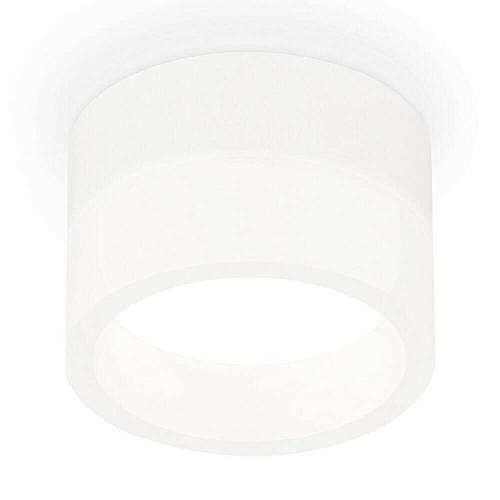 Комплект накладного светильника с акрилом SWH/FR белый песок/белый матовый GX53 XS8101015 (С8101, N8401)