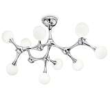 Потолочная люстра Ideal Lux Nodino PL9 Cromo 133393