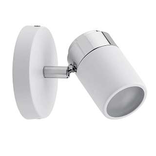 Споты с одним плафоном для ванной